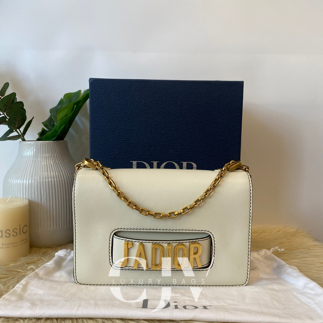 Dior J'Dior Chain White Bag