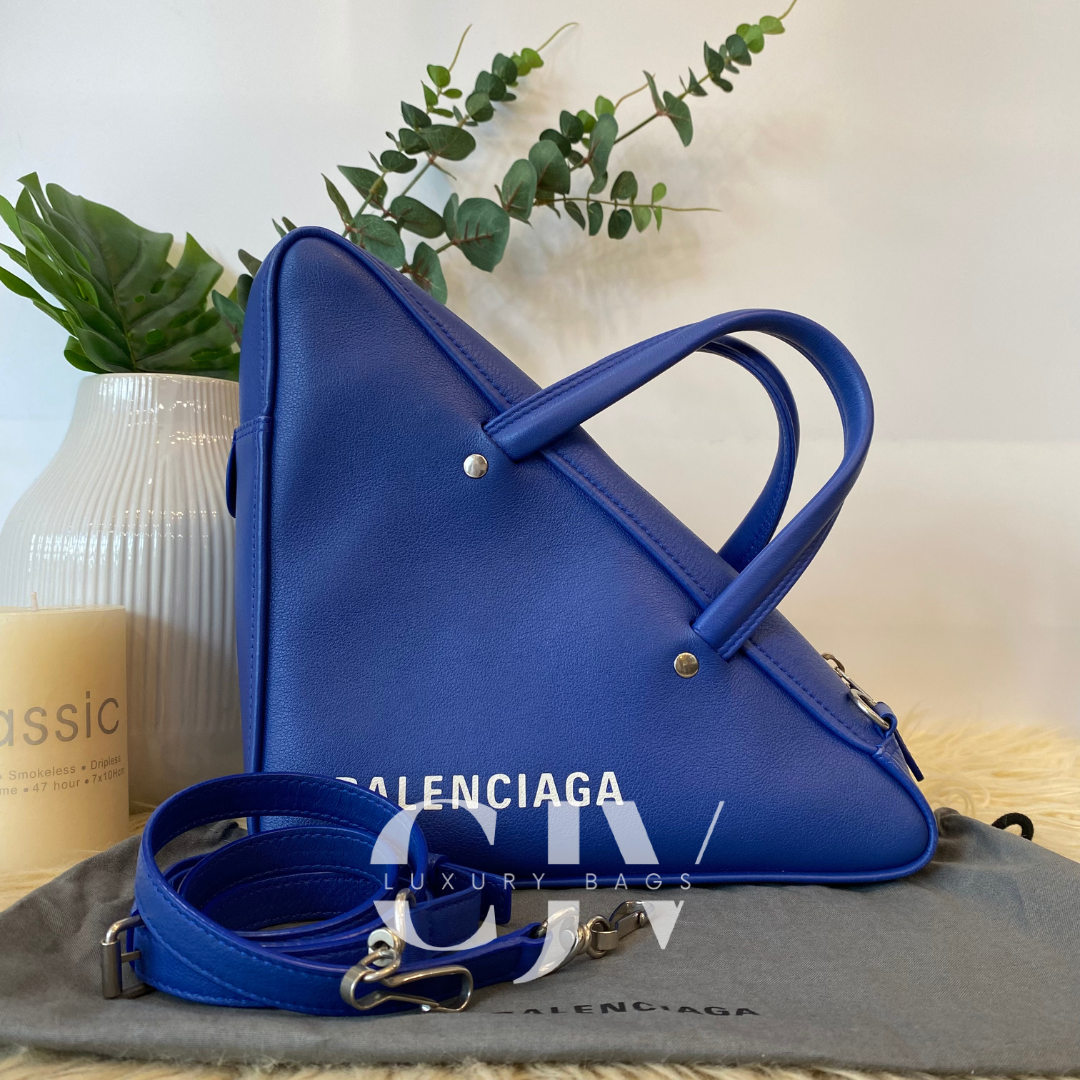 Balenciaga Triangle Duffle Blue