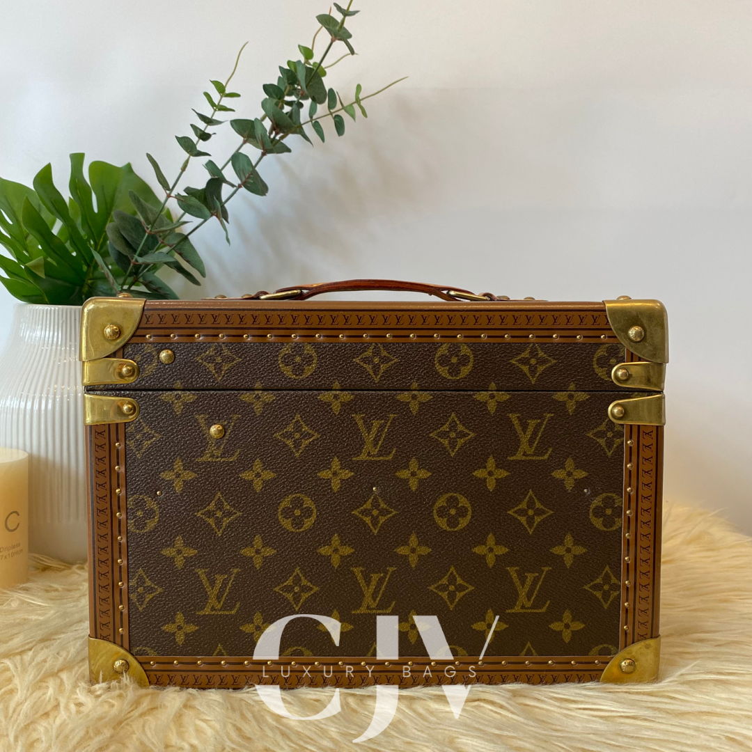 LV Boite Flacons Beauty Train Case