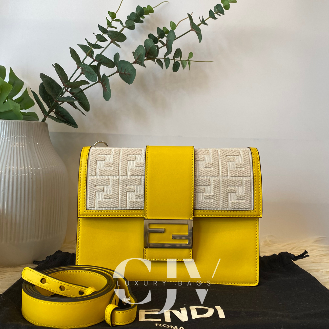 Fendi Flat Bagutte Yellow