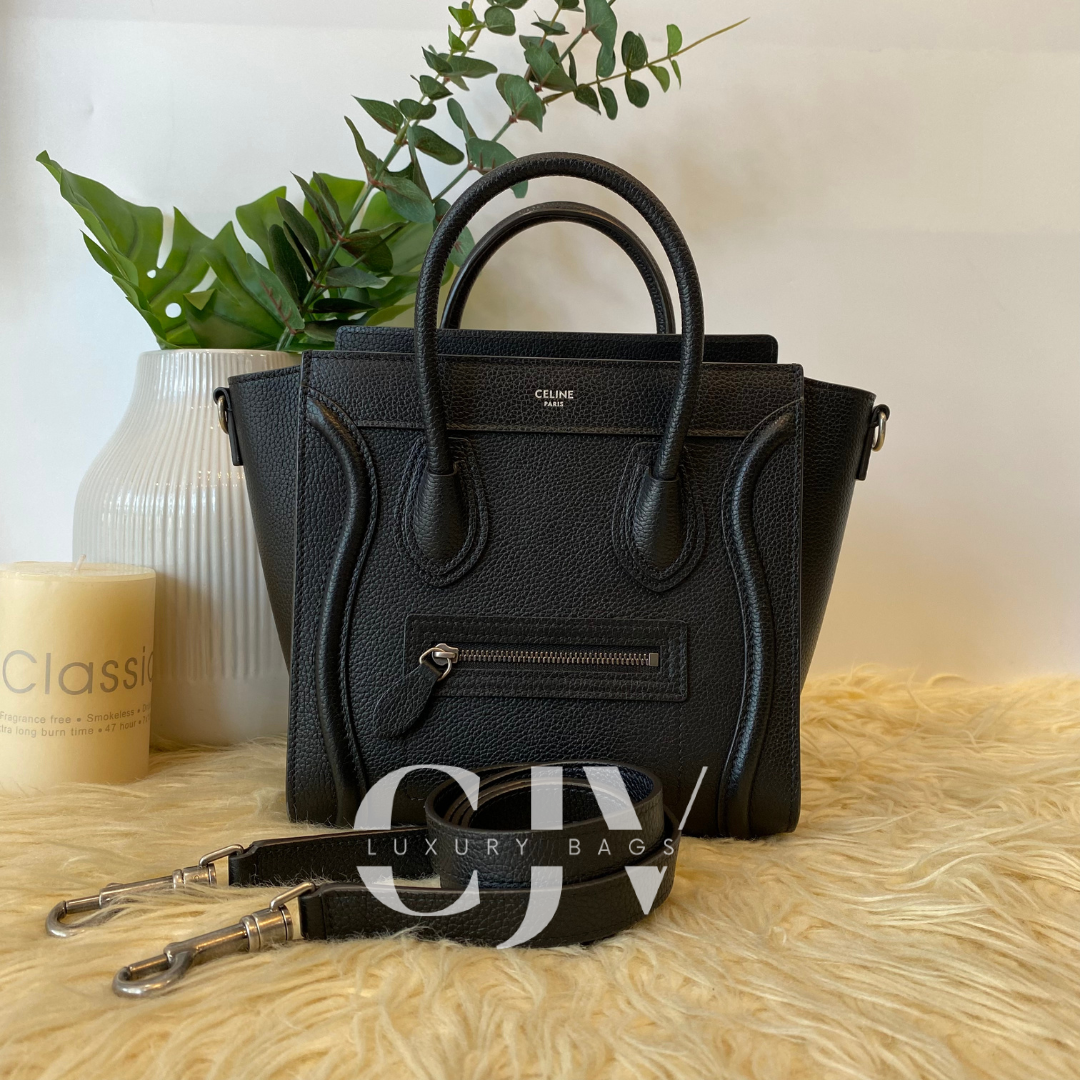 Celine Nano Luggage Black