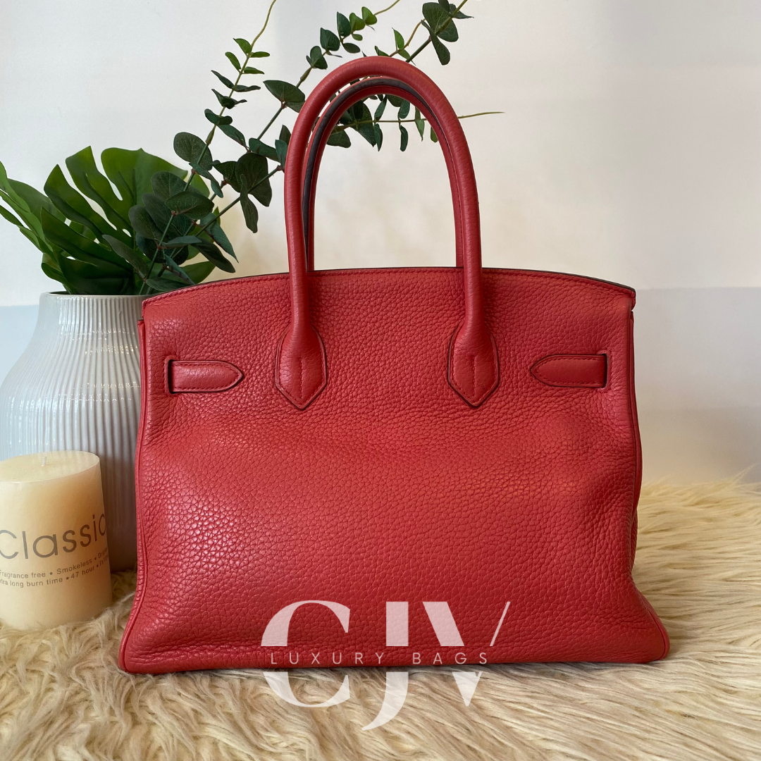 Hermes Birkin 30 Red PHW