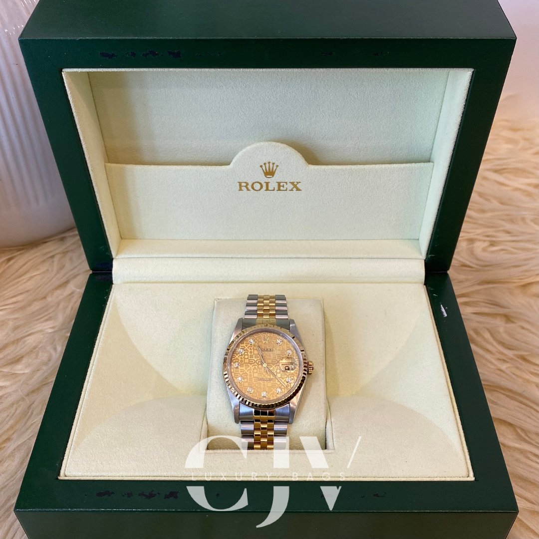 Rolex Datejust 36mm Gold Computer Face