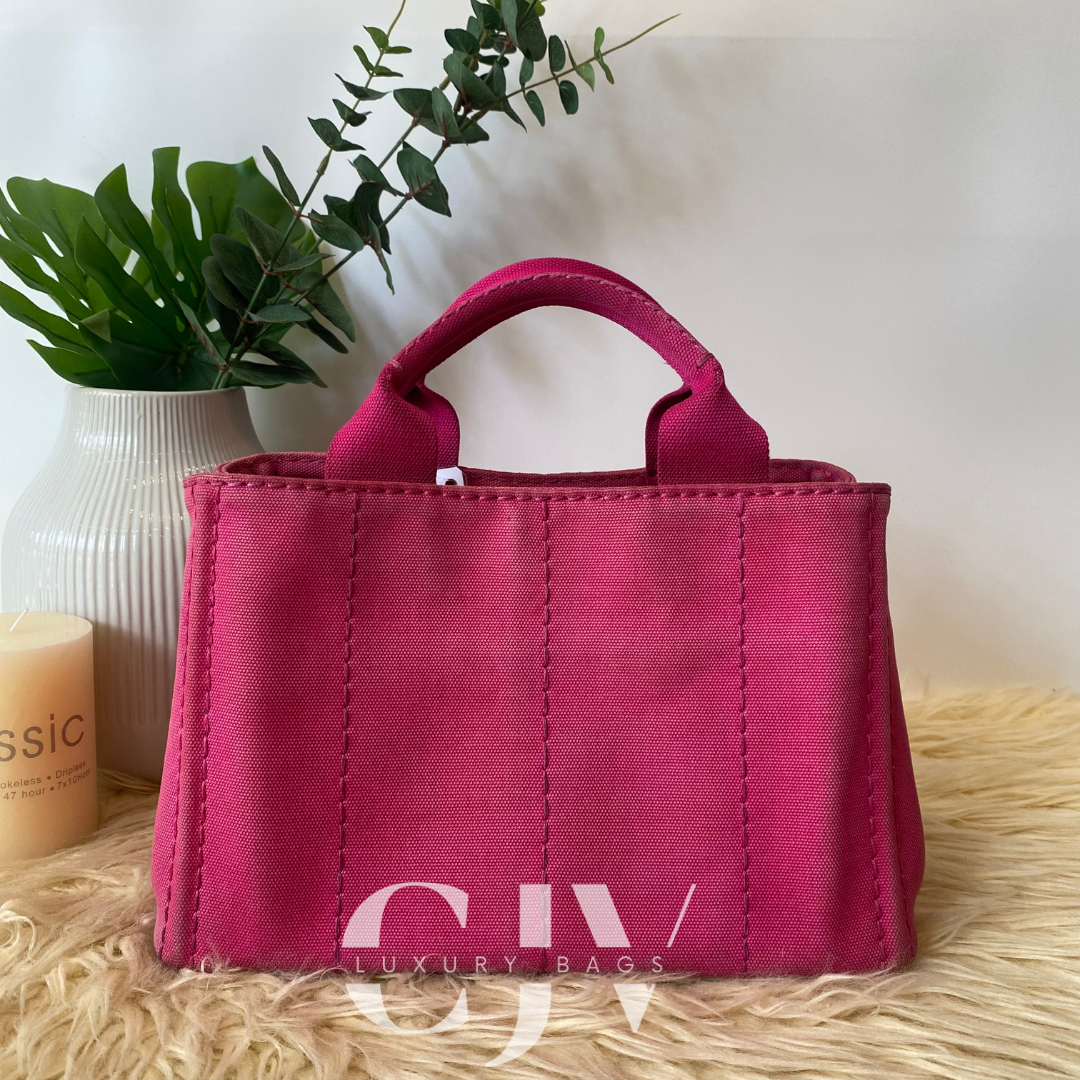 Prada Canapa Dark Pink