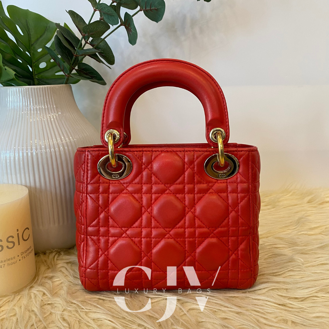 Lady Dior Mini Red