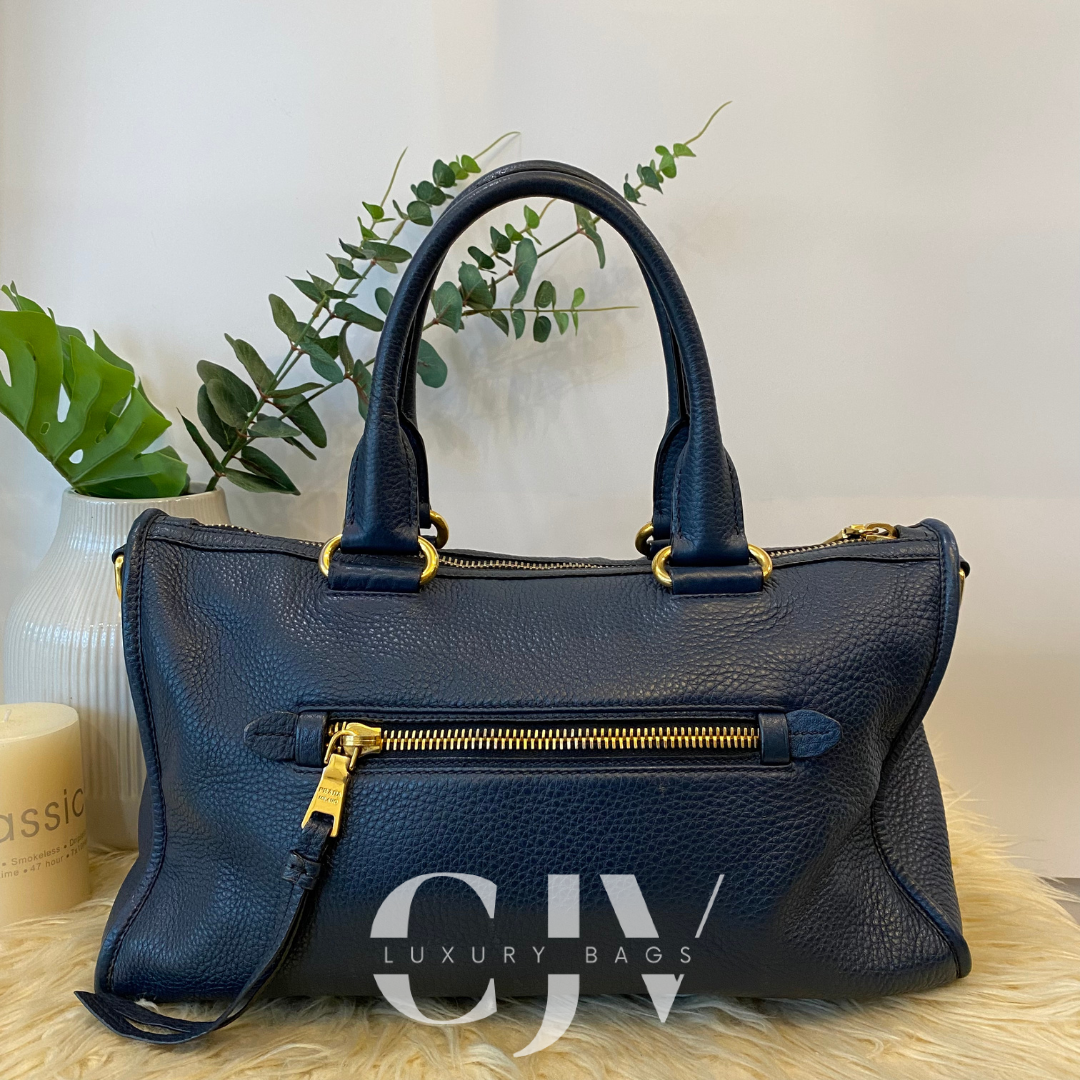 Prada Vitello Daino Blue