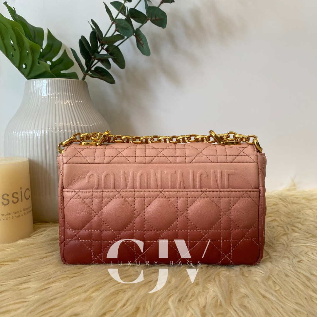 Dior Caro Small Ombre Red