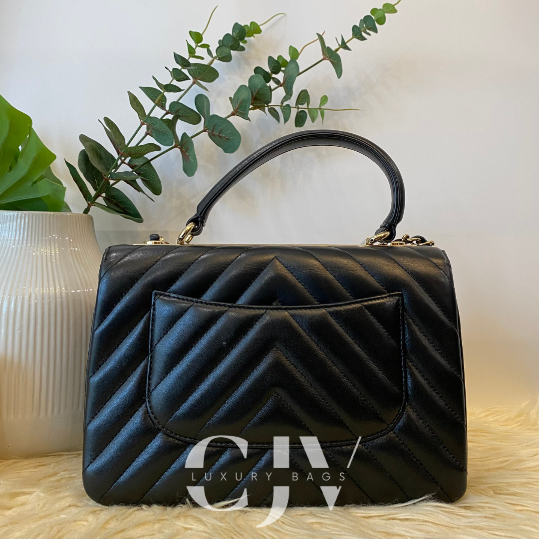 Chanel Trendy CC Top Handle Chevron S25