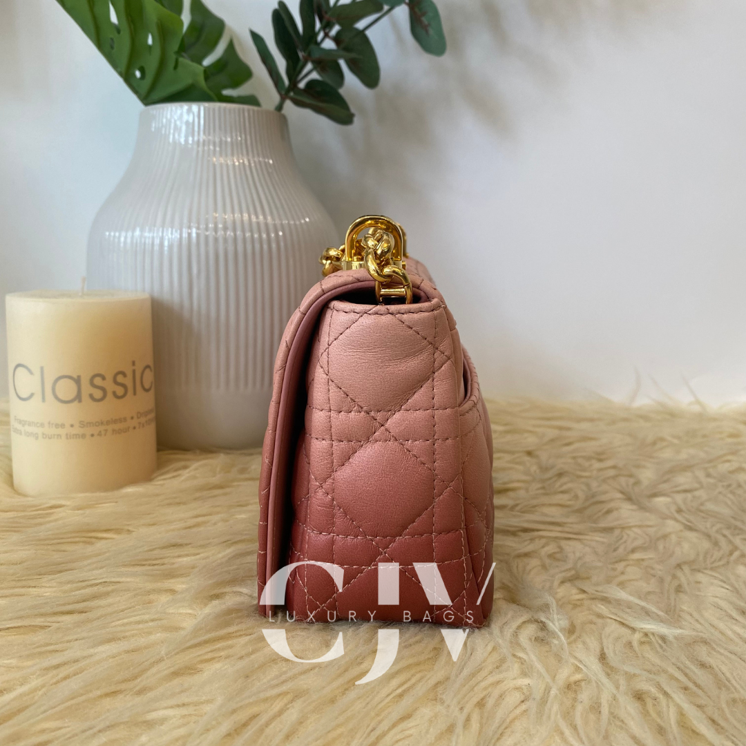 Dior Caro Small Ombre Red