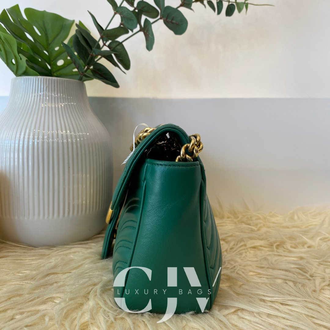 Gucci Marmont Flap Green