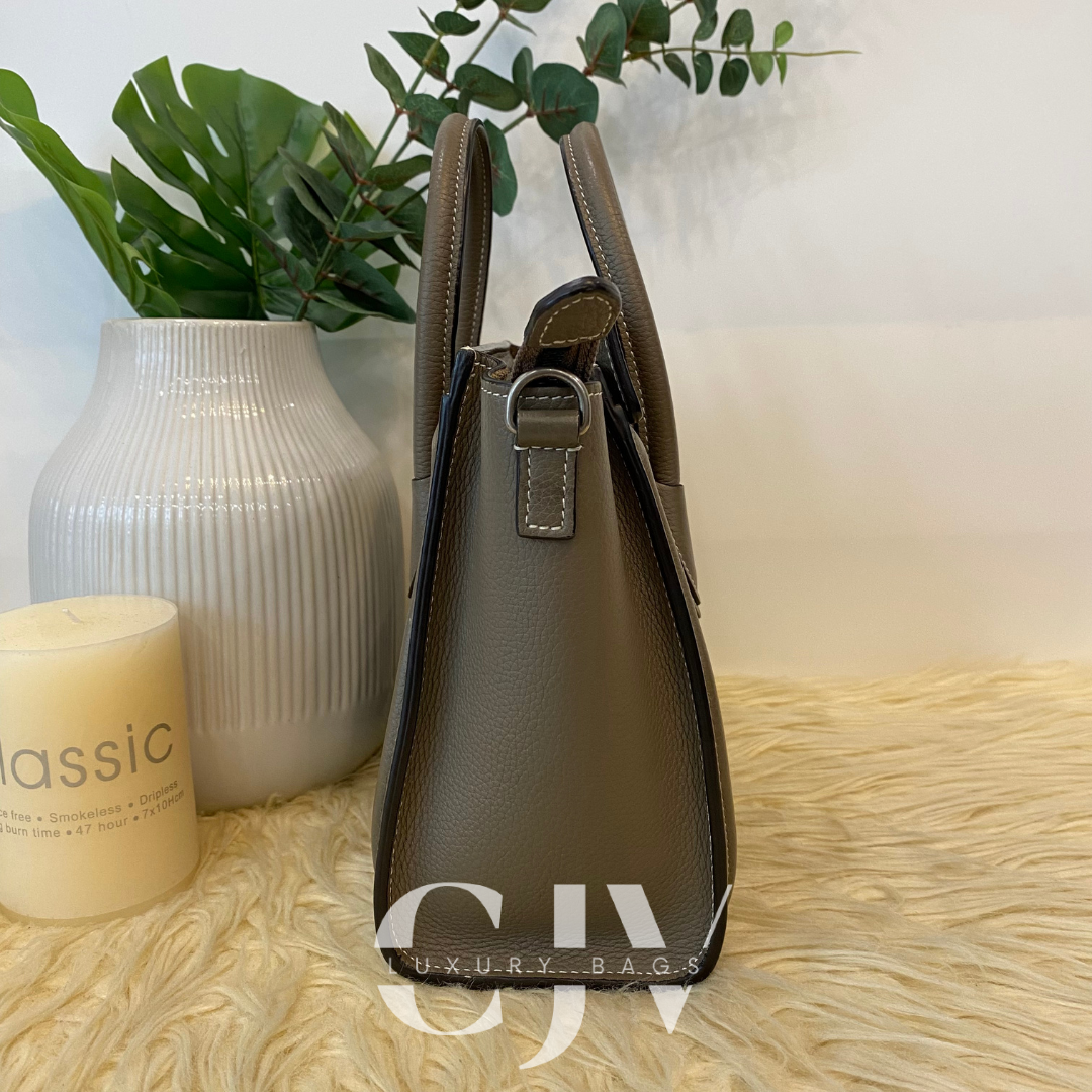 Celine Luggage Nano Etoupe