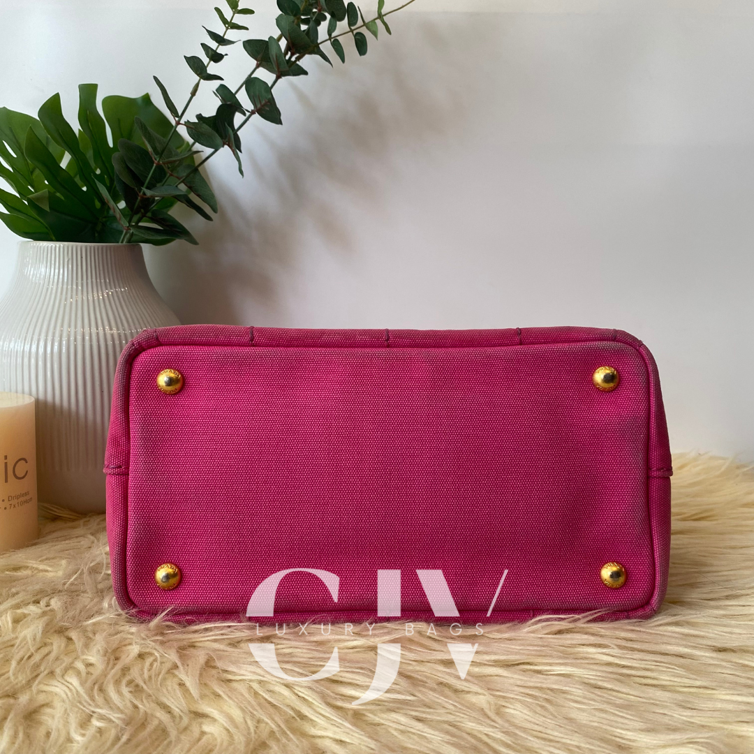 Prada Canapa Dark Pink