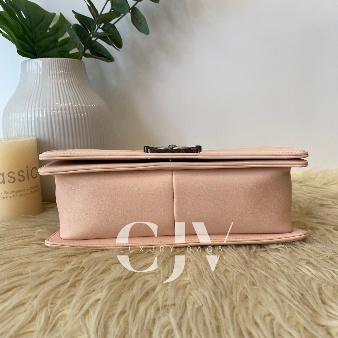 Chanel Leboy Old Medium Baby Pink Lambskin