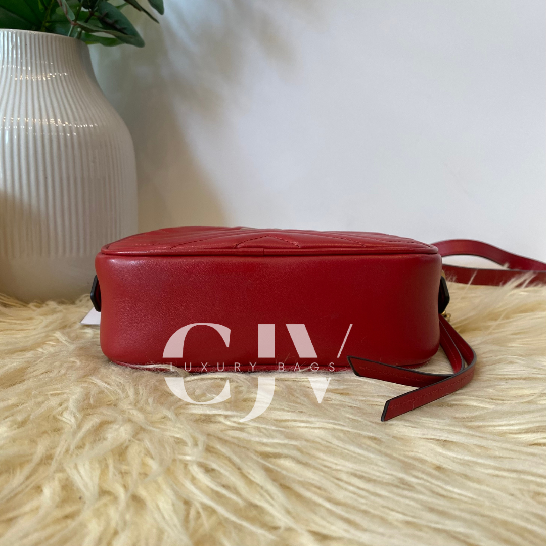 Gucci Marmont Camera Bag Red