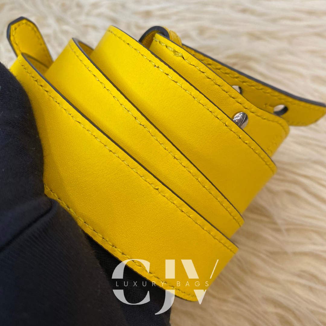 Fendi Flat Bagutte Yellow