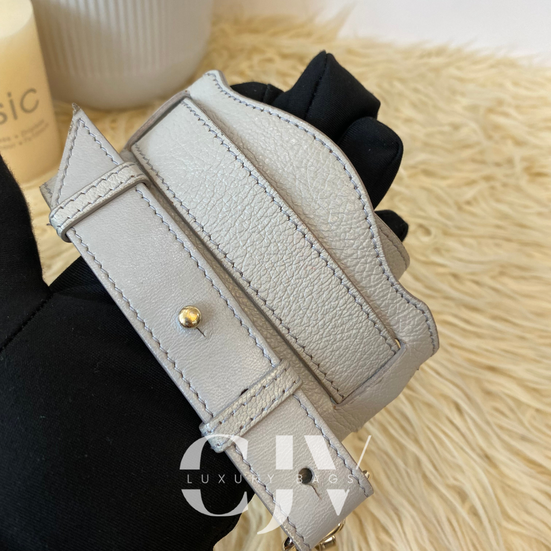 Balenciaga Metallic Edge Mini Light Gray