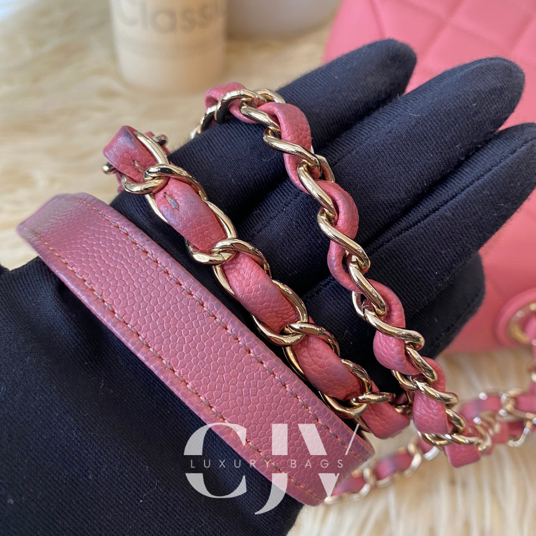 Chanel Affinity Flap Dark Pink S28