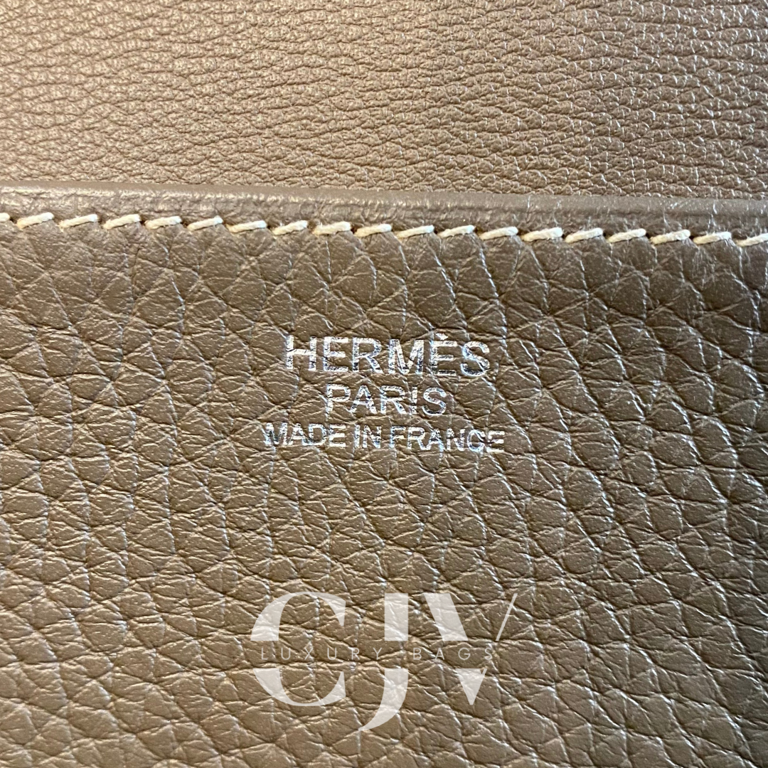 Hermes Halzan Bag Etoupe Grey