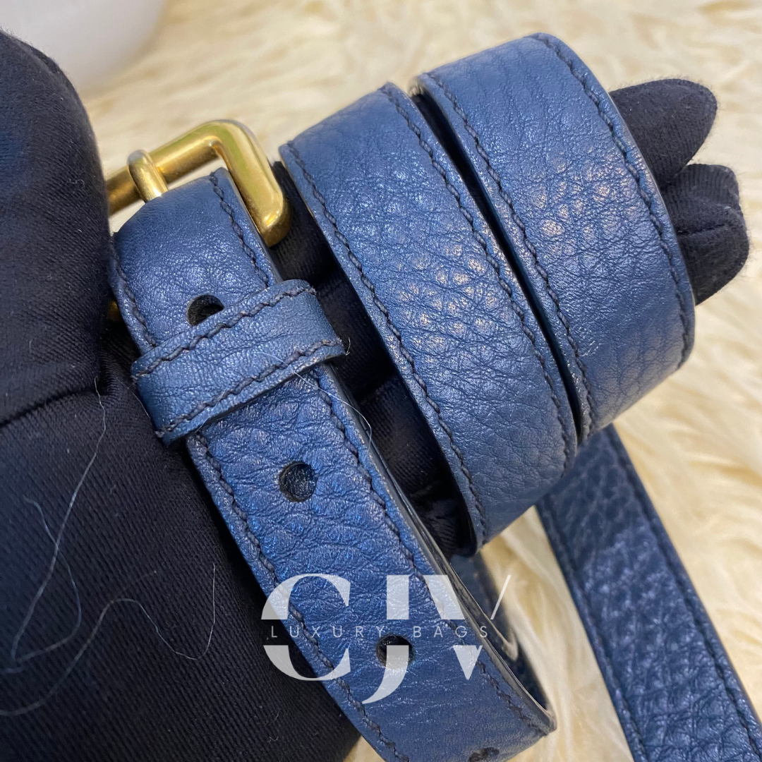 Prada Vitello Daino Blue