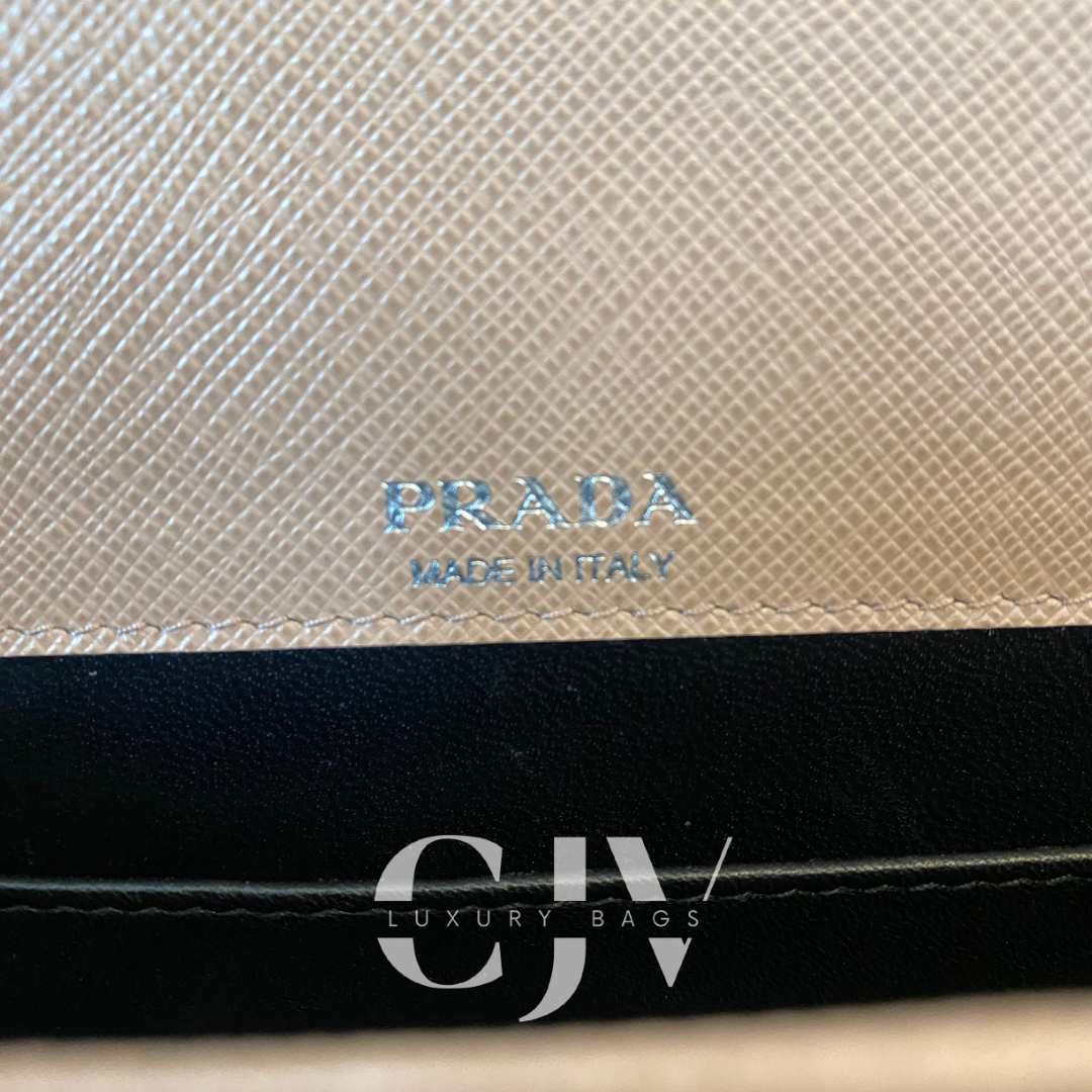 Prada Saffiano Woc Beige