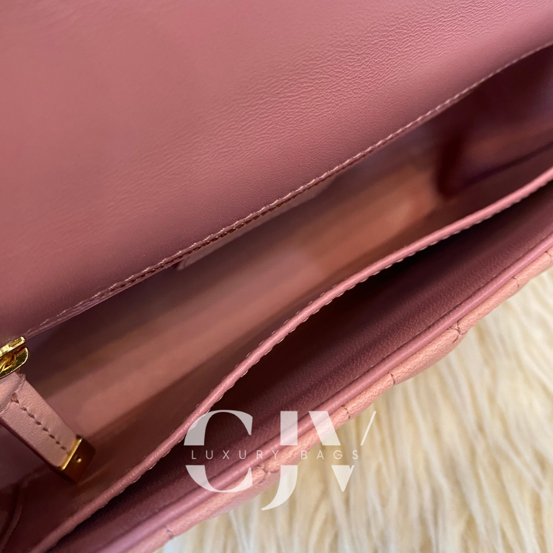 Dior Caro Small Ombre Red