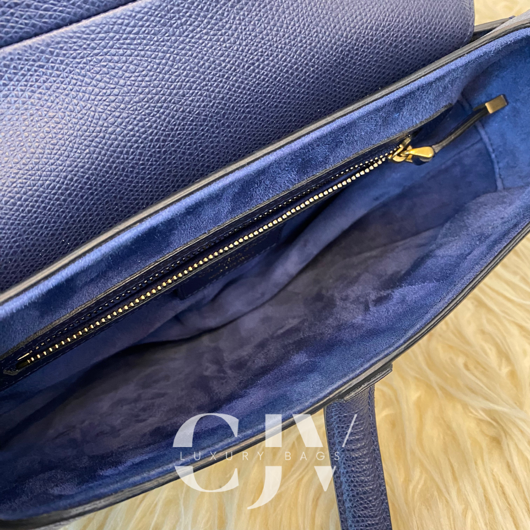 Dior Saddle Medium Navy Blue